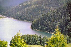 Graubuenden Silvaplanasee